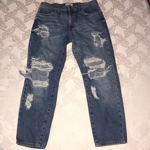 Forever 21 ripped jeans